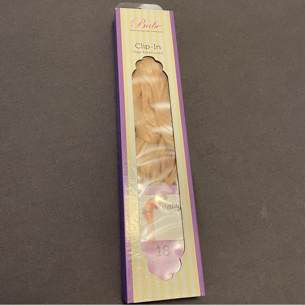 Babe 18” Clip In Extensions in Patsy #60